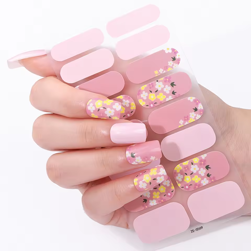 Flowers Nail Strips